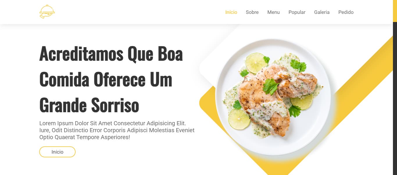 Preview do projeto Food Delivery